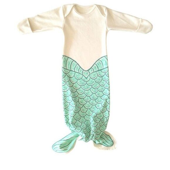 electrik Kidz Sleepsack Knotted Gown Mermaid - Picture 6 of 6